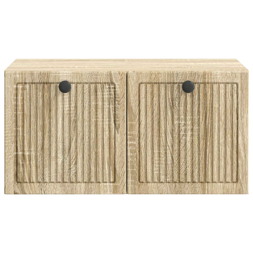 vidaXL Szafka RTV montowana na ścianie dąb Sonoma 59,5 x 41 x 30 cm