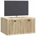 vidaXL Szafka RTV montowana na ścianie dąb Sonoma 59,5 x 41 x 30 cm