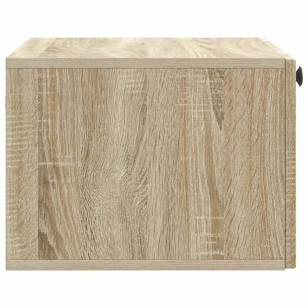 vidaXL Szafka RTV montowana na ścianie dąb Sonoma 59,5 x 41 x 30 cm