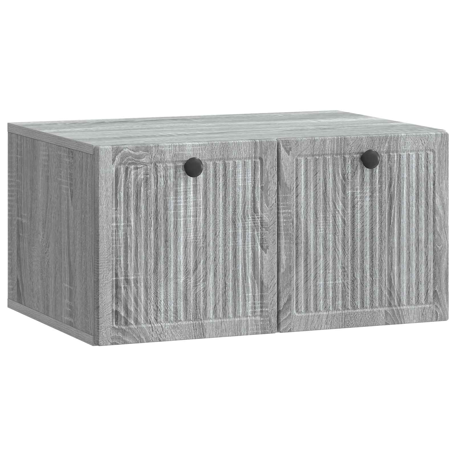vidaXL Szafka RTV montowana na ścianie Szary Sonoma 59,5 x 41 x 30 cm
