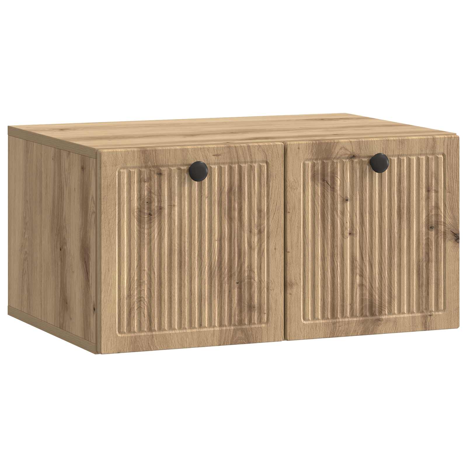 vidaXL Szafka RTV montowana na ścianie 59,5 x 41 x 30 cm Dąb artisan