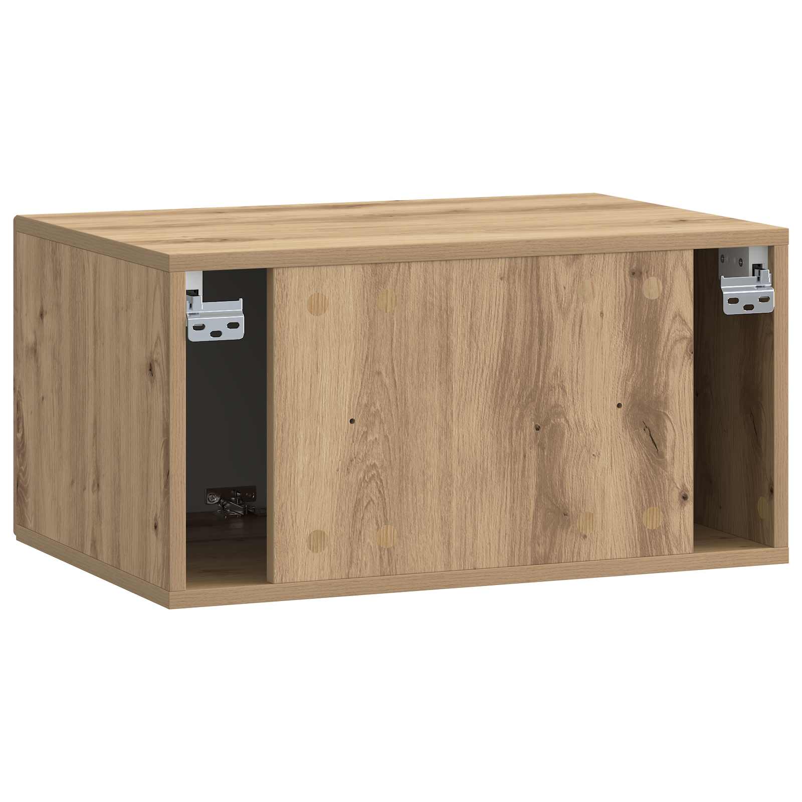 vidaXL Szafka RTV montowana na ścianie 59,5 x 41 x 30 cm Dąb artisan