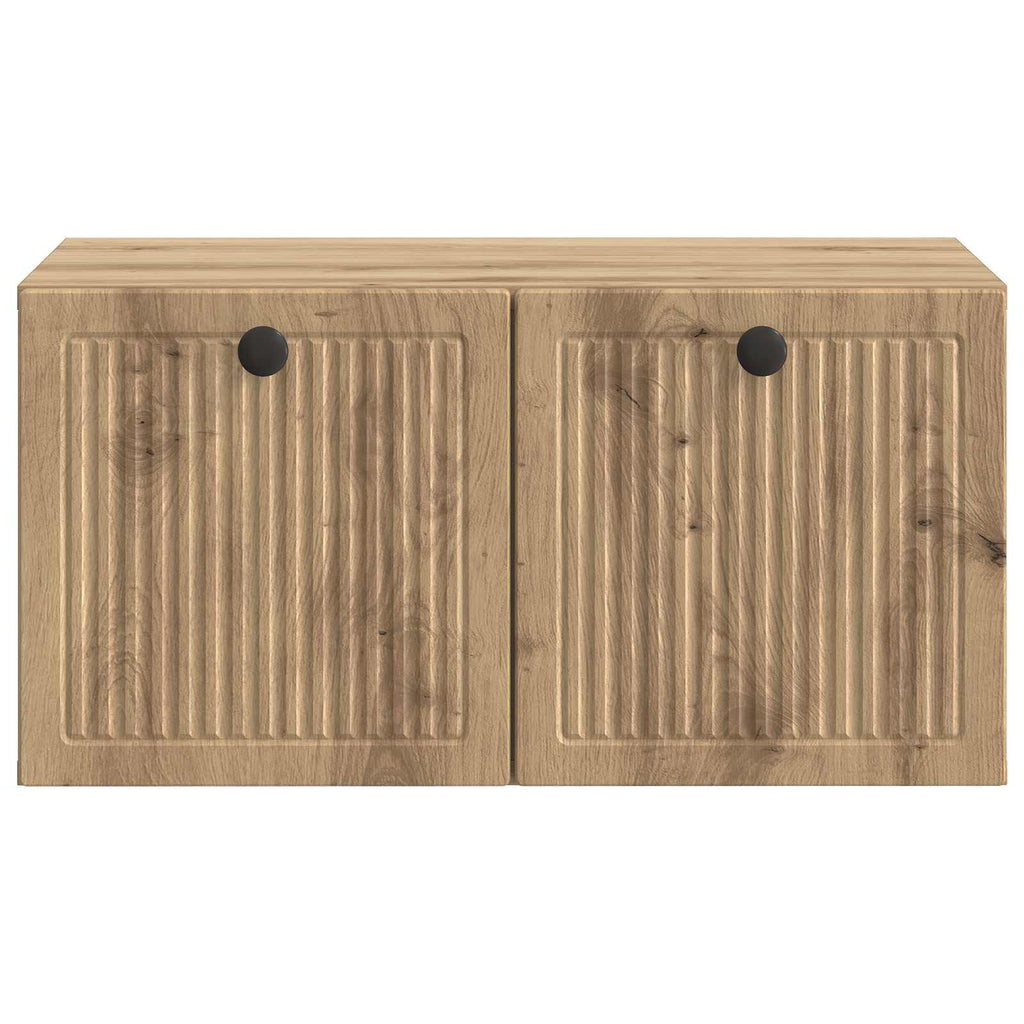 vidaXL Szafka RTV montowana na ścianie 59,5 x 41 x 30 cm Dąb artisan