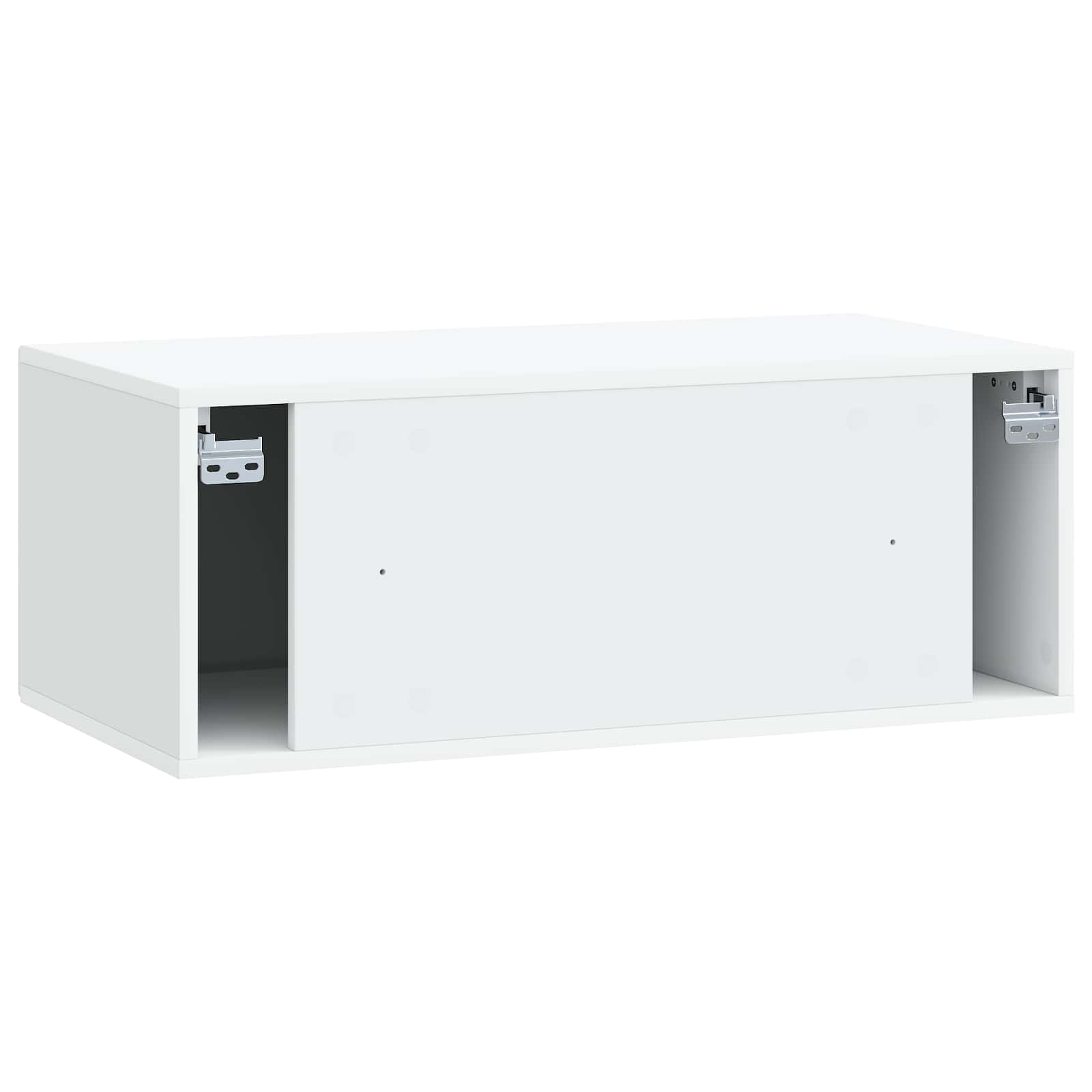 vidaXL Szafka RTV montowana na ścianie Biały 78,5 x 41 x 30 cm