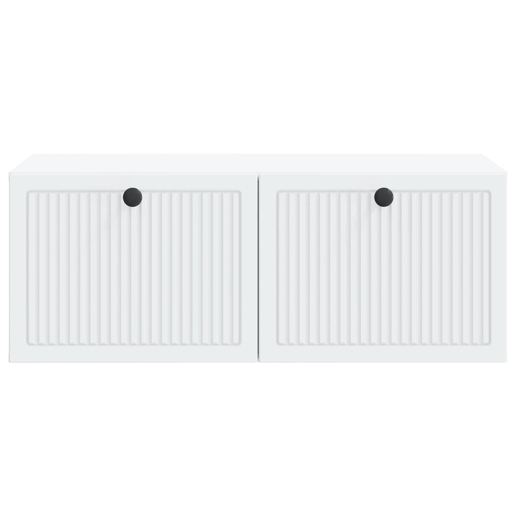 vidaXL Szafka RTV montowana na ścianie Biały 78,5 x 41 x 30 cm