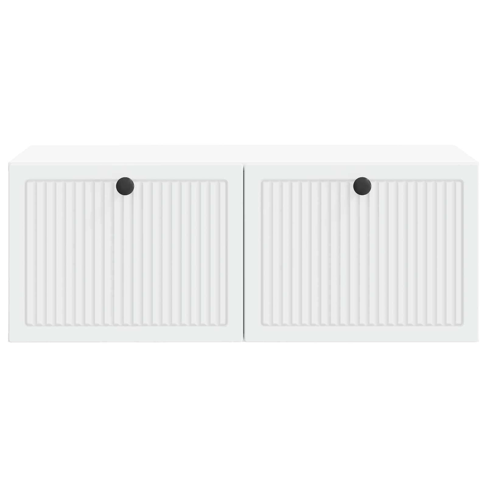 vidaXL Szafka RTV montowana na ścianie Biały 78,5 x 41 x 30 cm