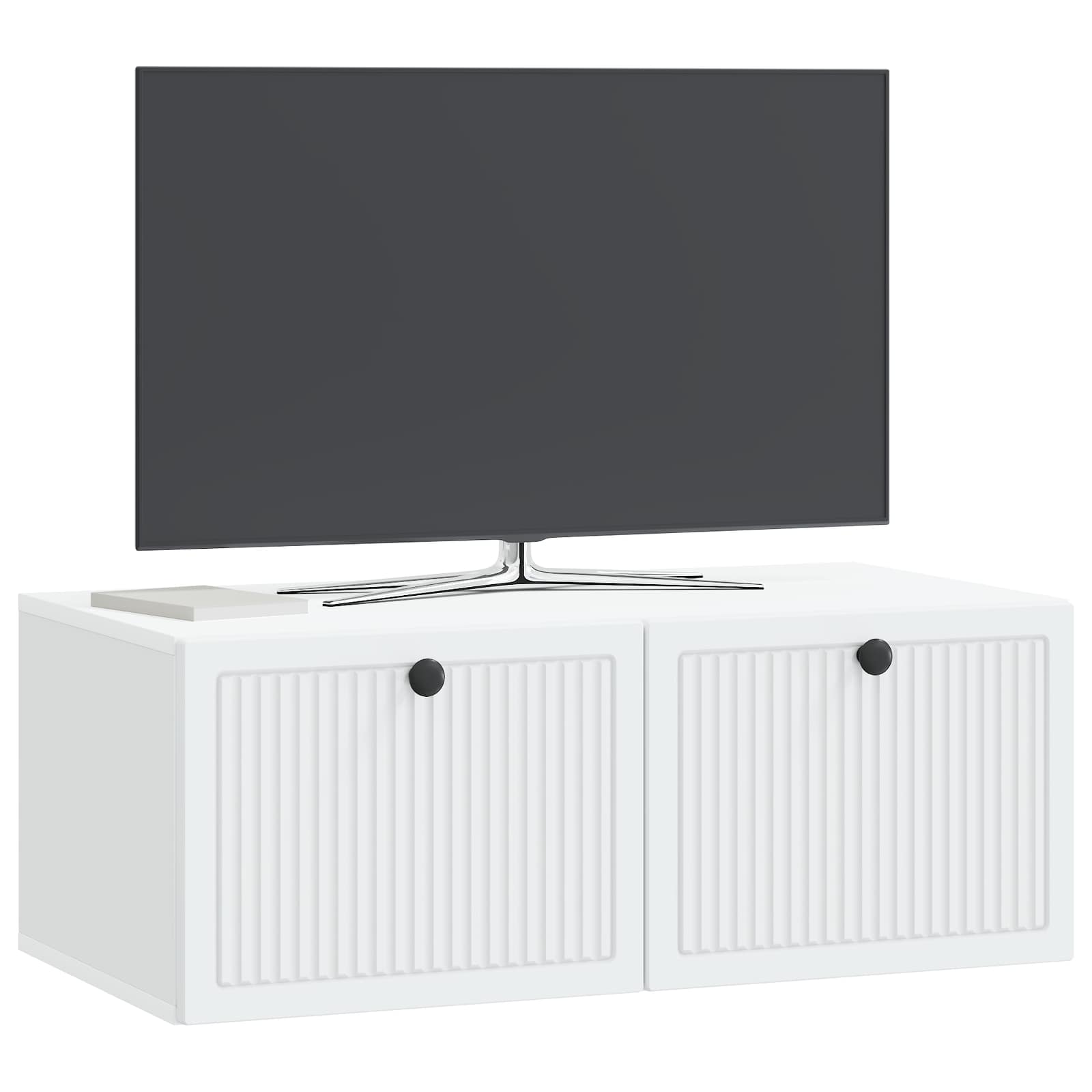 vidaXL Szafka RTV montowana na ścianie Biały 78,5 x 41 x 30 cm