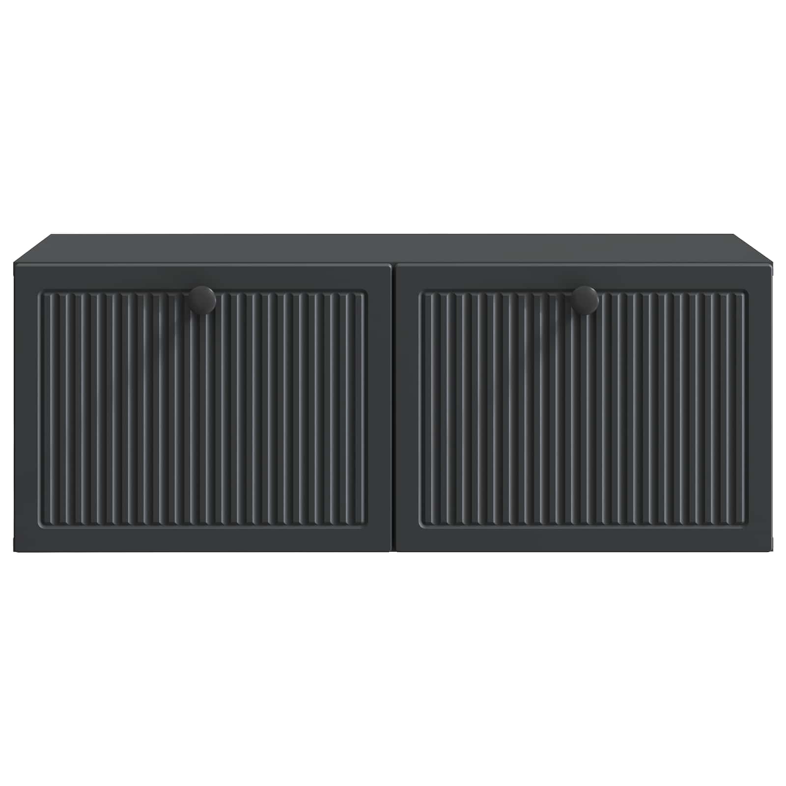 vidaXL Szafka RTV montowana na ścianie Czarny 78,5 x 41 x 30 cm