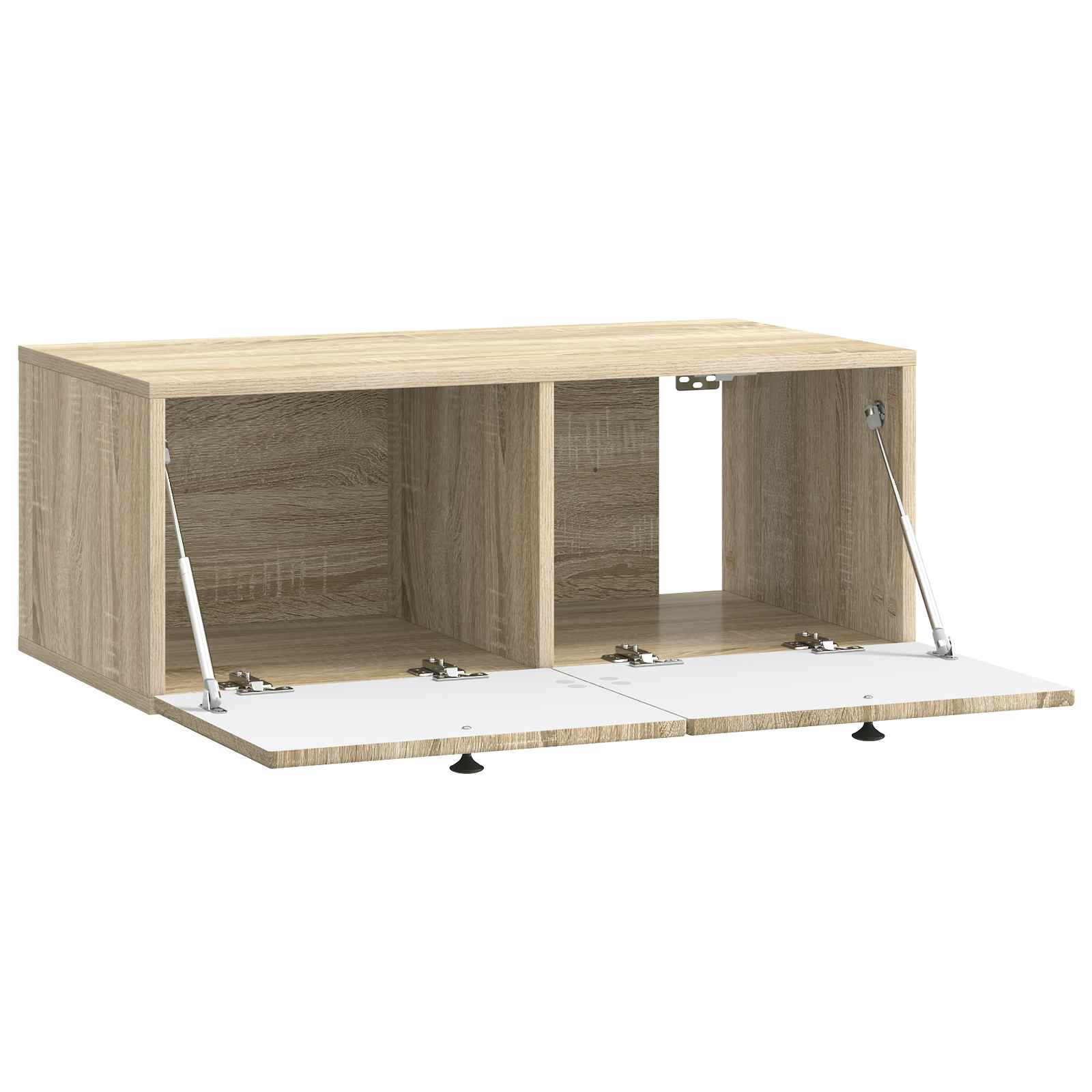 vidaXL Szafka RTV montowana na ścianie dąb Sonoma 78,5 x 41 x 30 cm