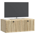 vidaXL Szafka RTV montowana na ścianie dąb Sonoma 78,5 x 41 x 30 cm
