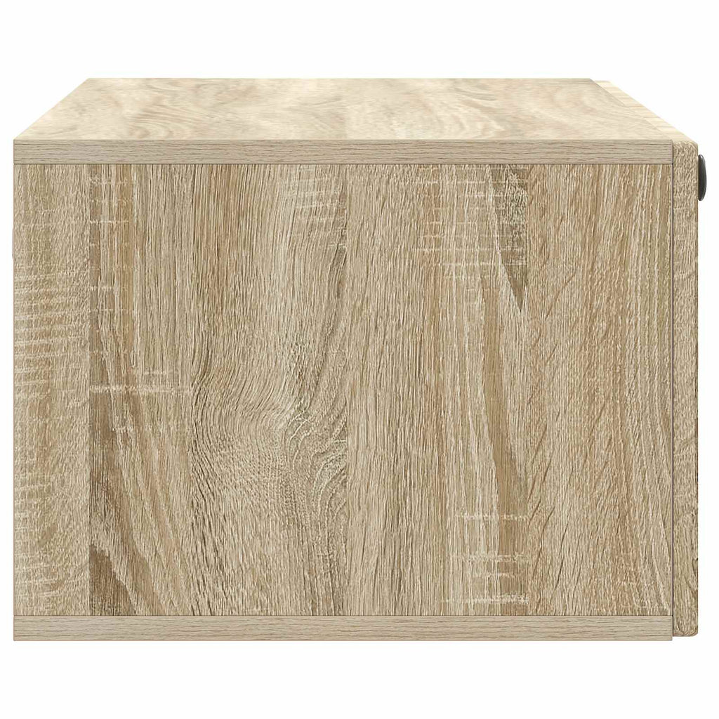vidaXL Szafka RTV montowana na ścianie dąb Sonoma 78,5 x 41 x 30 cm