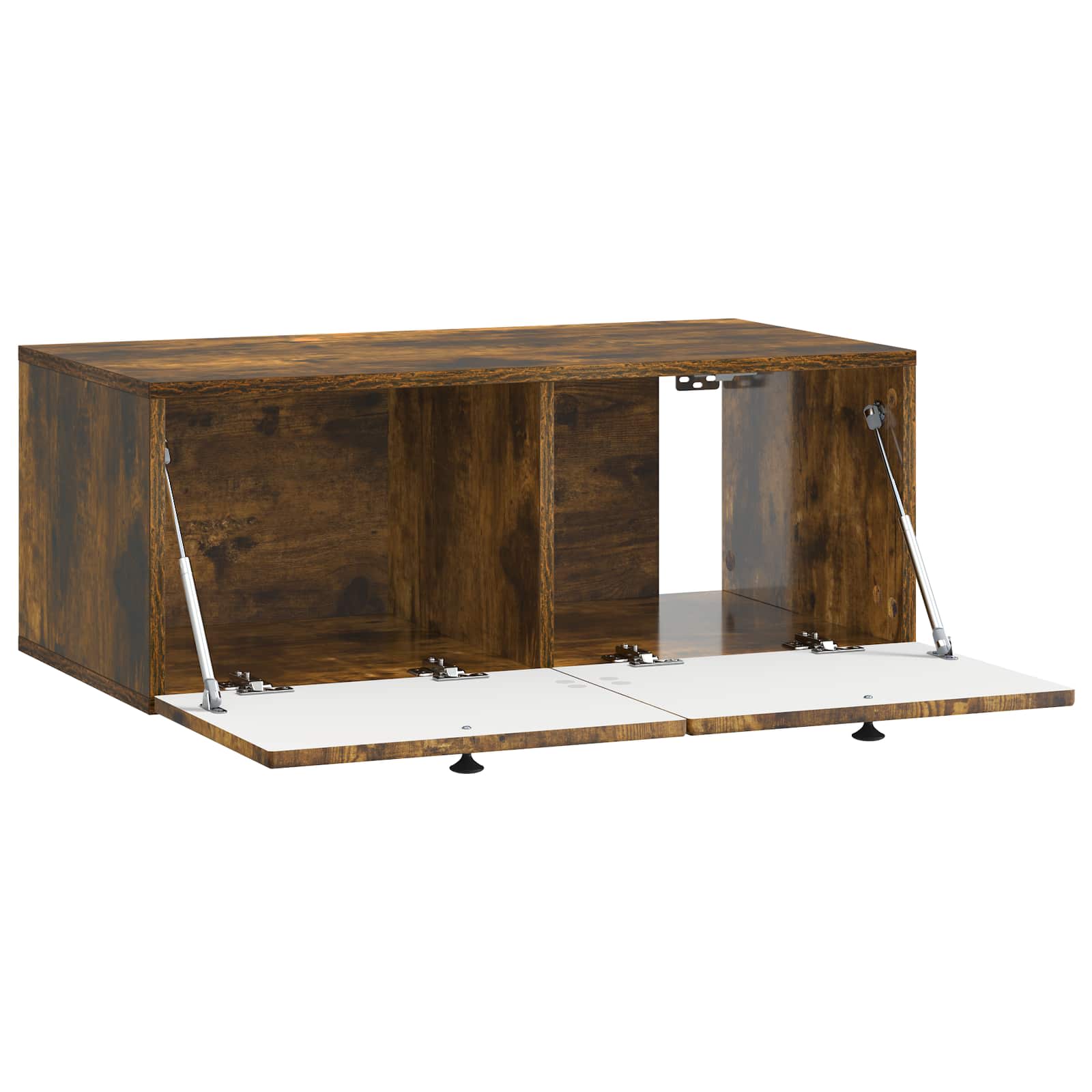 vidaXL Szafka RTV montowana na ścianie Dąb wędzony 78,5 x 41 x 30 cm