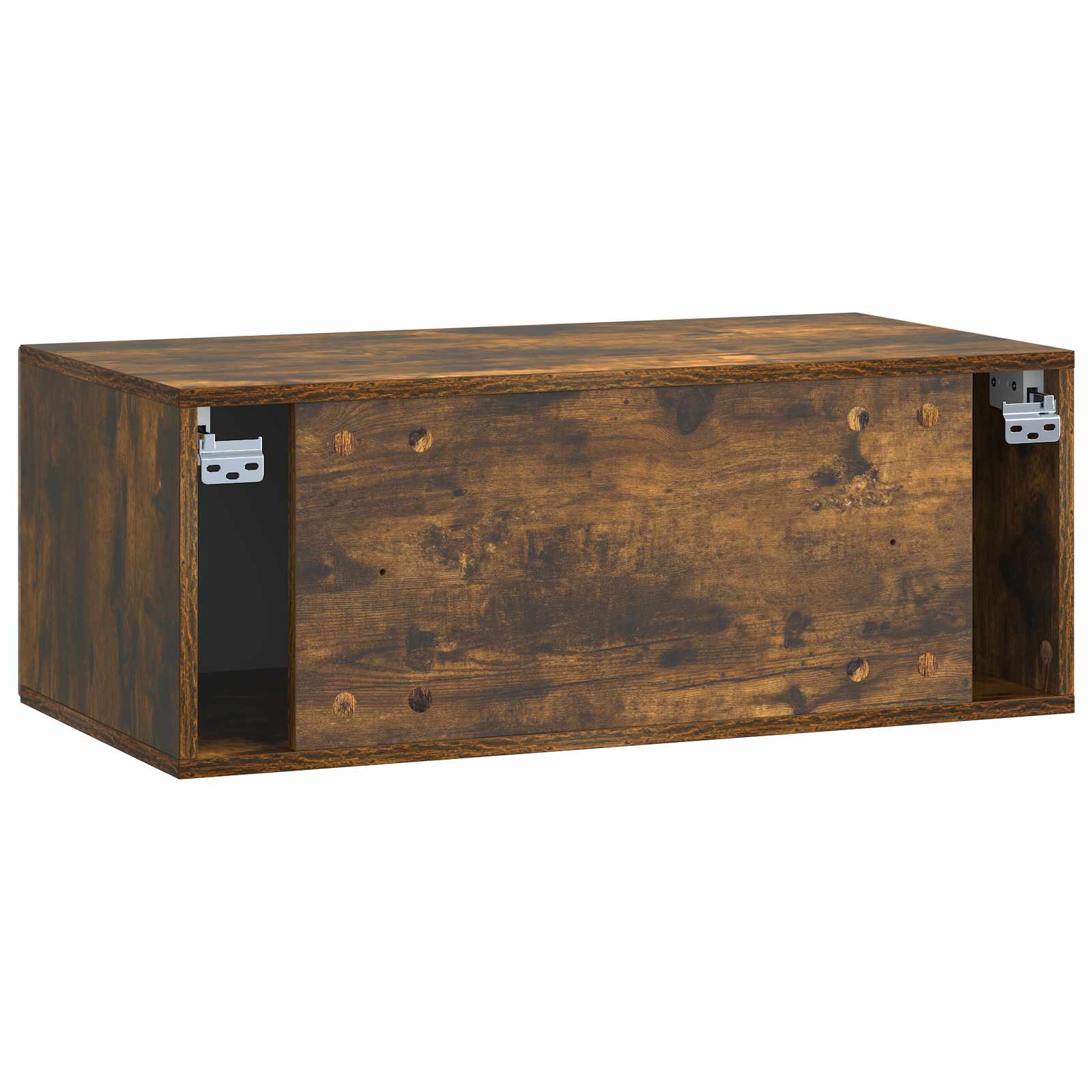 vidaXL Szafka RTV montowana na ścianie Dąb wędzony 78,5 x 41 x 30 cm