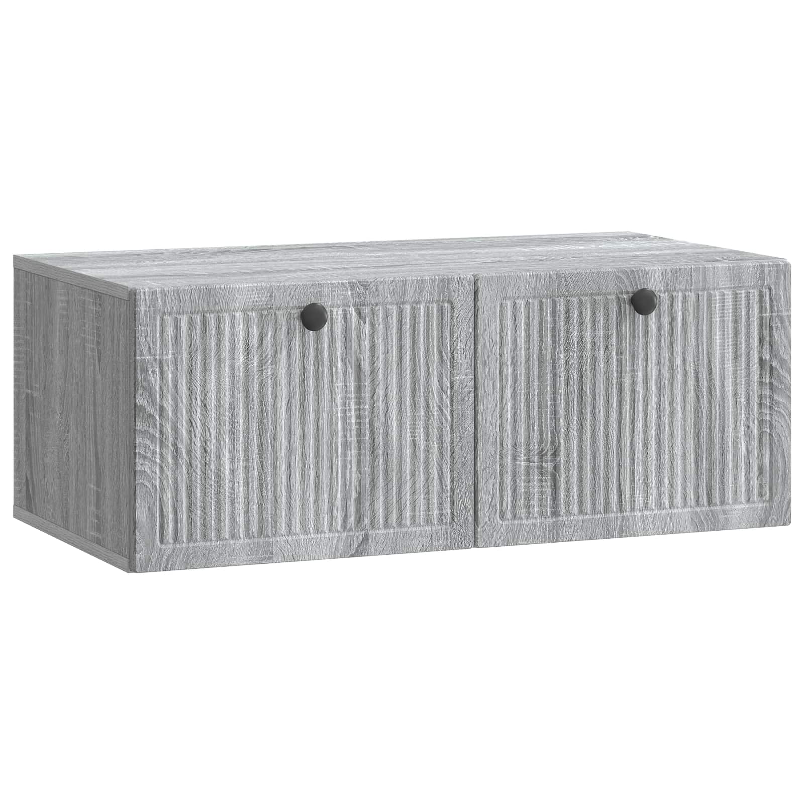 vidaXL Szafka RTV montowana na ścianie Szary Sonoma 78,5 x 41 x 30 cm