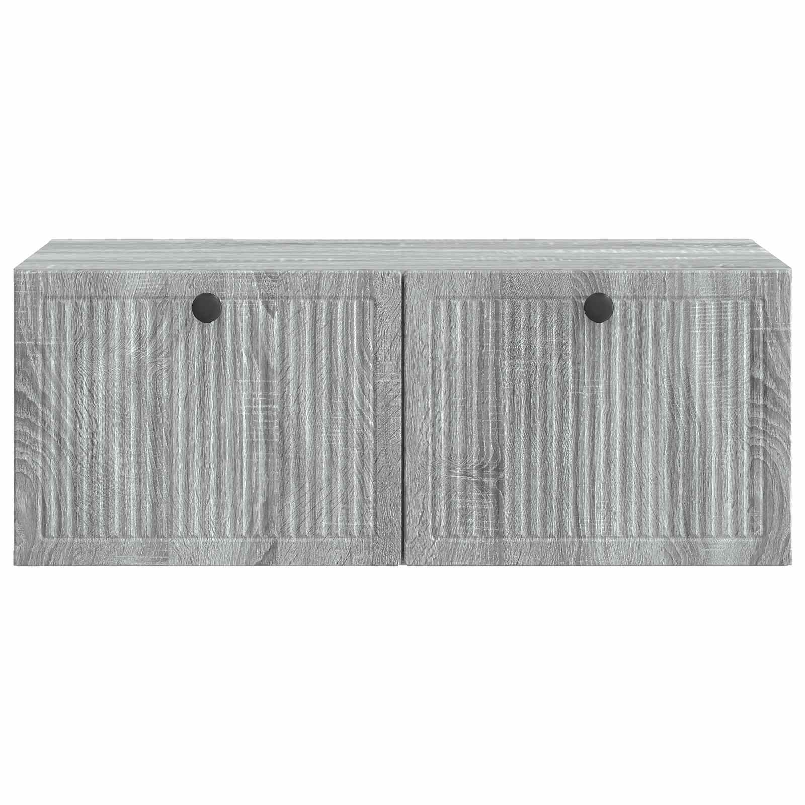 vidaXL Szafka RTV montowana na ścianie Szary Sonoma 78,5 x 41 x 30 cm