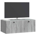 vidaXL Szafka RTV montowana na ścianie Szary Sonoma 78,5 x 41 x 30 cm