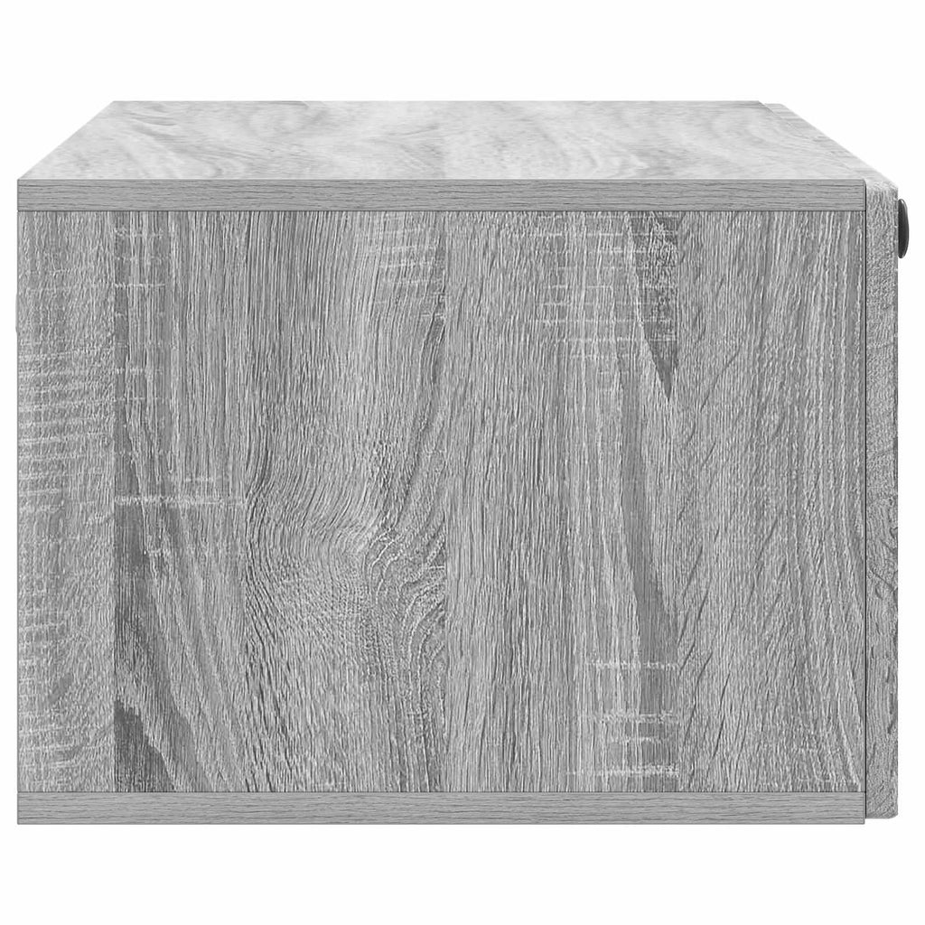 vidaXL Szafka RTV montowana na ścianie Szary Sonoma 78,5 x 41 x 30 cm