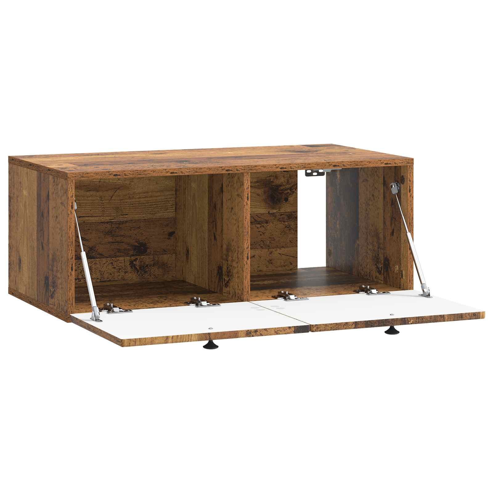 vidaXL Szafka RTV montowana na ścianie Stare drewno 78,5 x 41 x 30 cm