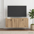 vidaXL Szafka RTV montowana na ścianie 78,5 x 41 x 30 cm Dąb artisan