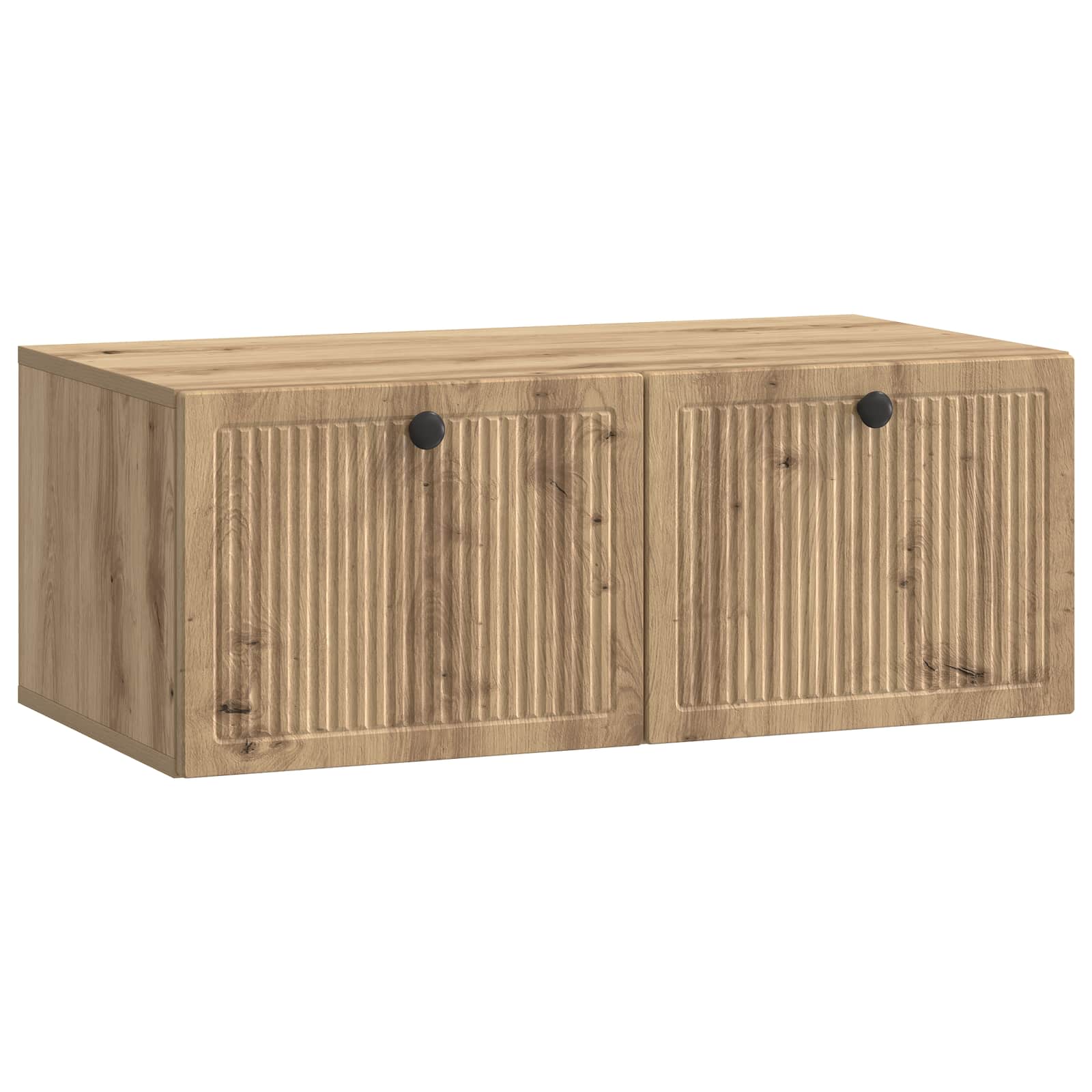 vidaXL Szafka RTV montowana na ścianie Dąb artisan 78,5 x 41 x 30 cm