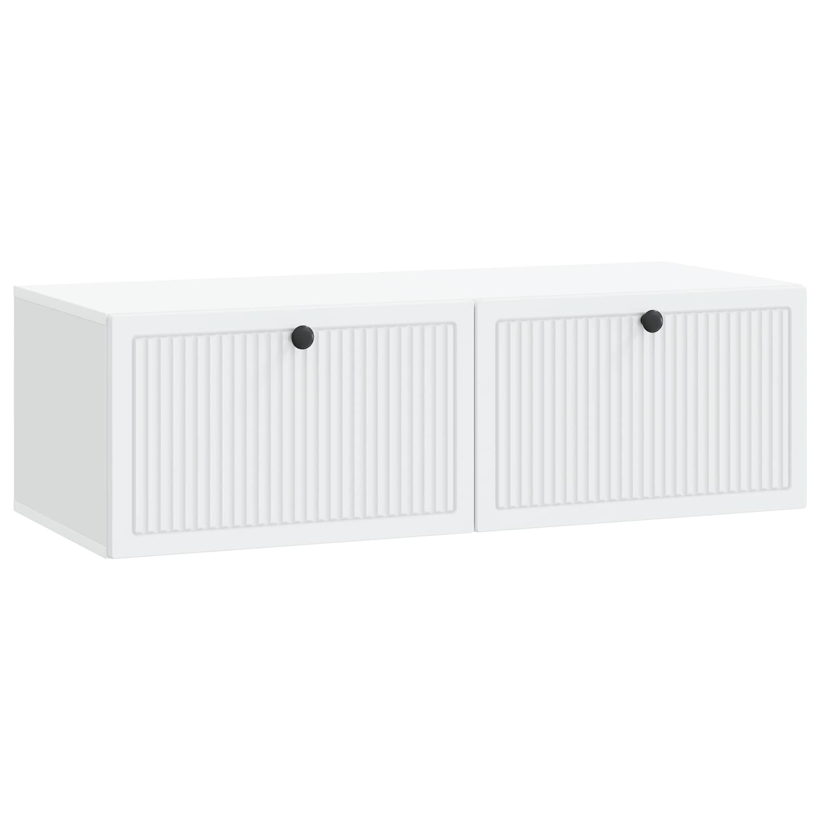vidaXL Szafka RTV montowana na ścianie Biały 98 x 41 x 30 cm