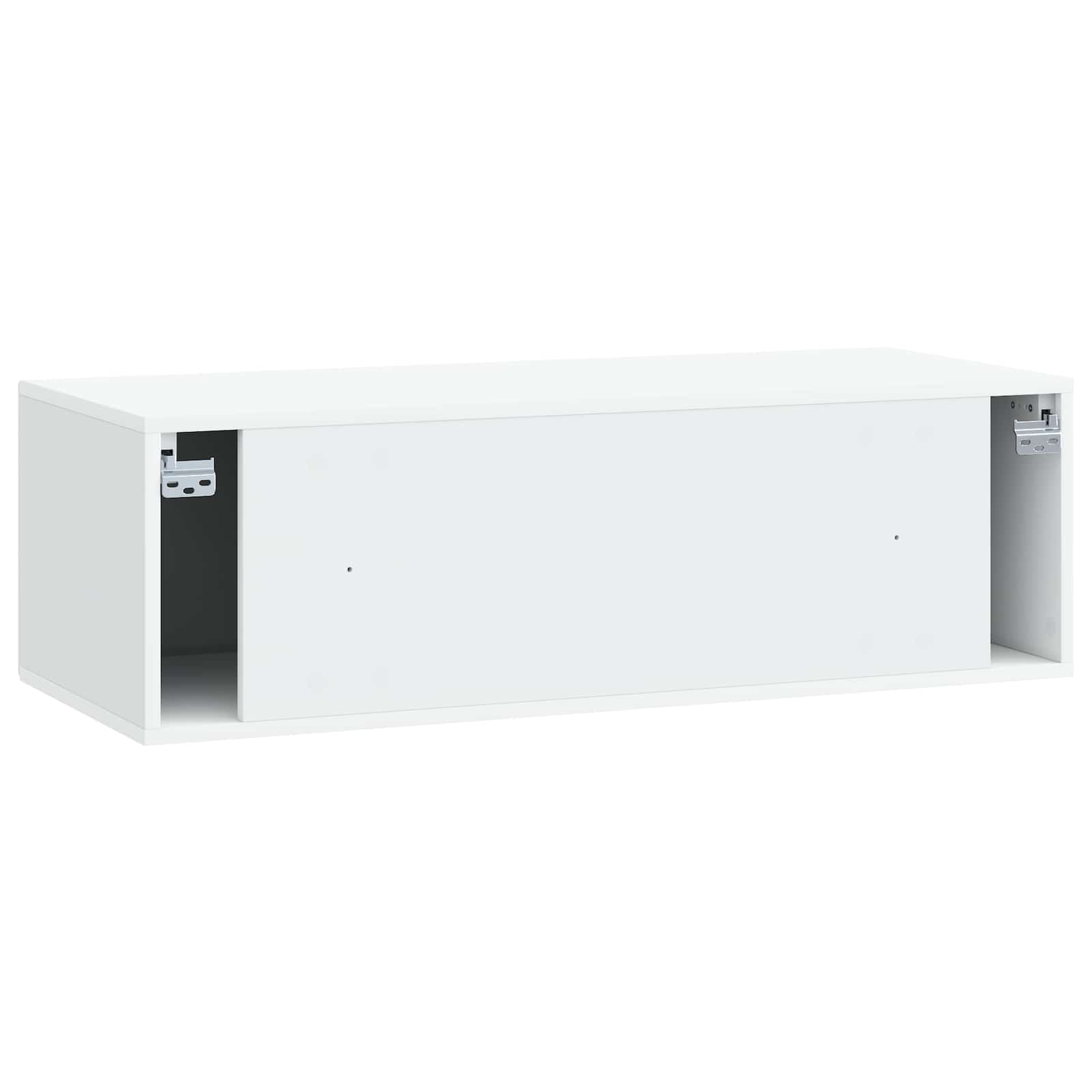 vidaXL Szafka RTV montowana na ścianie Biały 98 x 41 x 30 cm