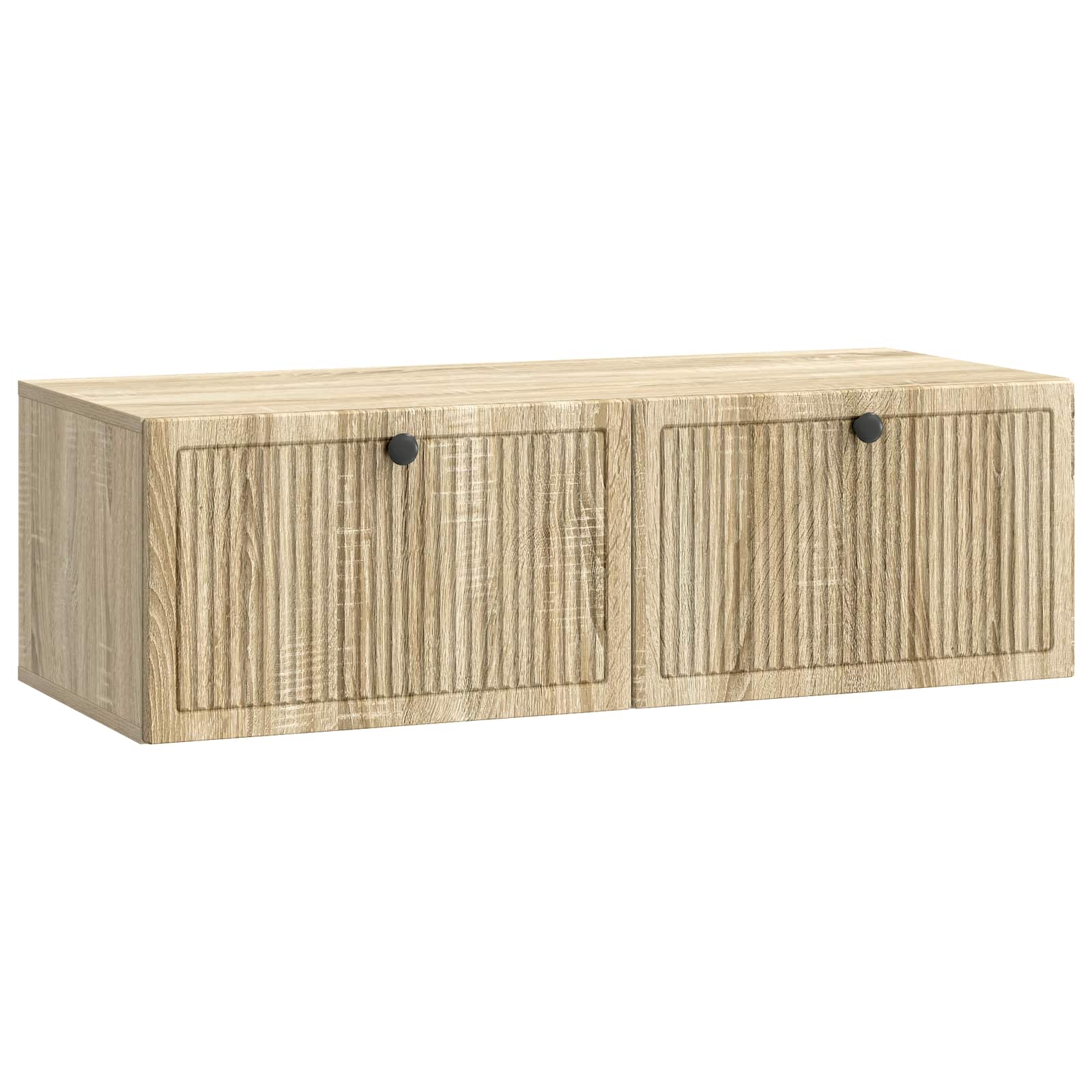vidaXL Szafka RTV montowana na ścianie dąb Sonoma 98 x 41 x 30 cm