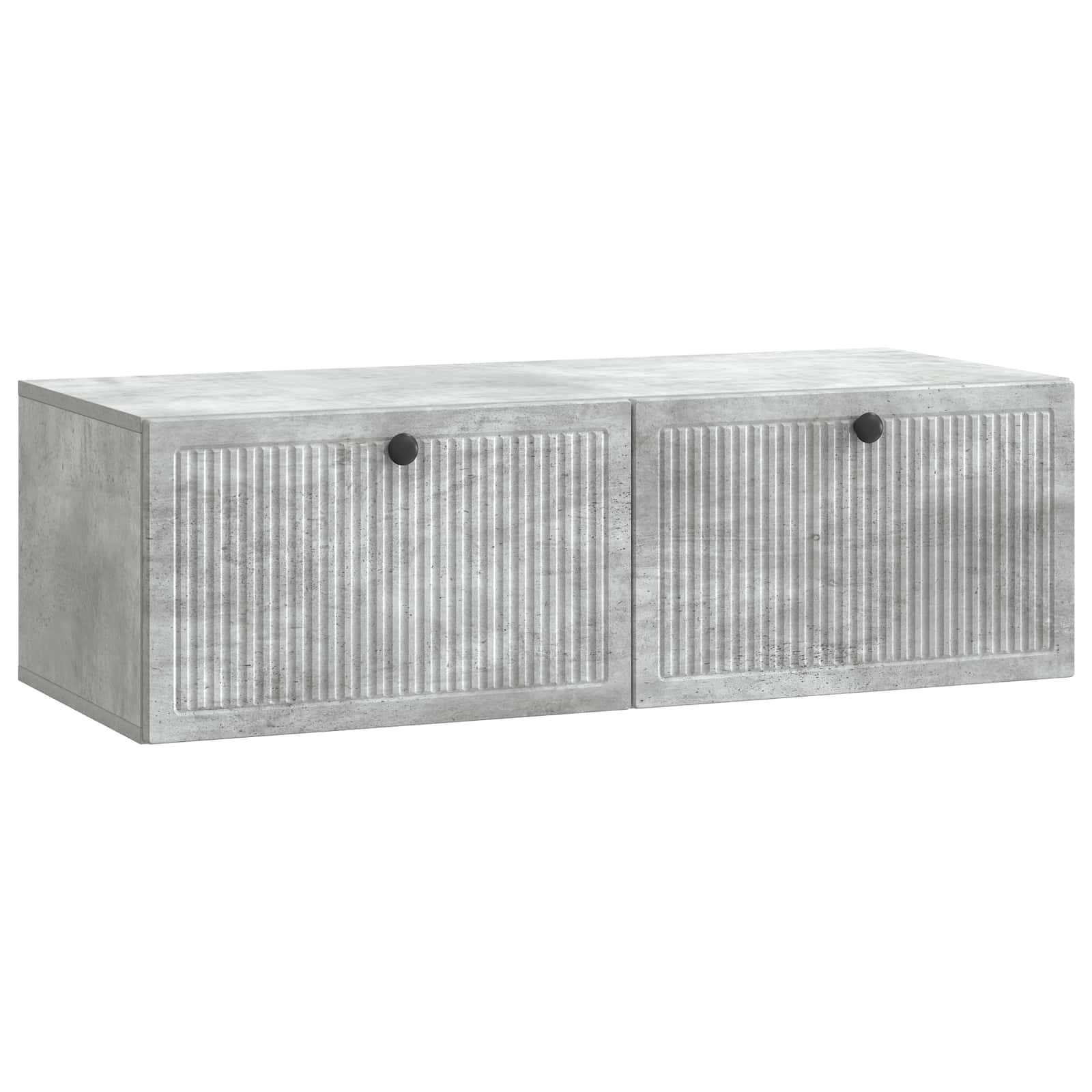 vidaXL Szafka RTV montowana na ścianie Betonowy szary 98 x 41 x 30 cm
