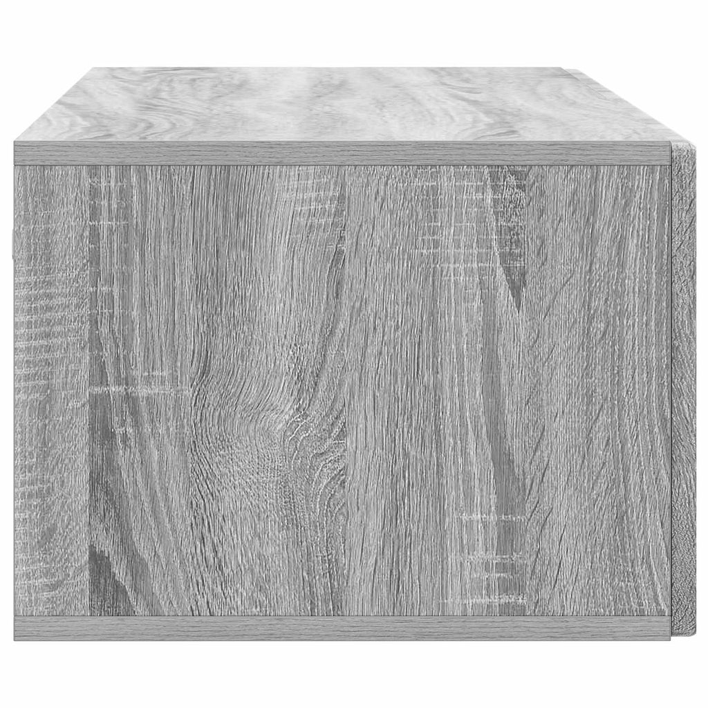 vidaXL Szafka RTV montowana na ścianie Szary Sonoma 98 x 41 x 30 cm
