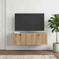 vidaXL Szafka RTV montowana na ścianie 98 x 41 x 30 cm Dąb artisan