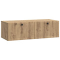 vidaXL Szafka RTV montowana na ścianie Dąb artisan 98 x 41 x 30 cm