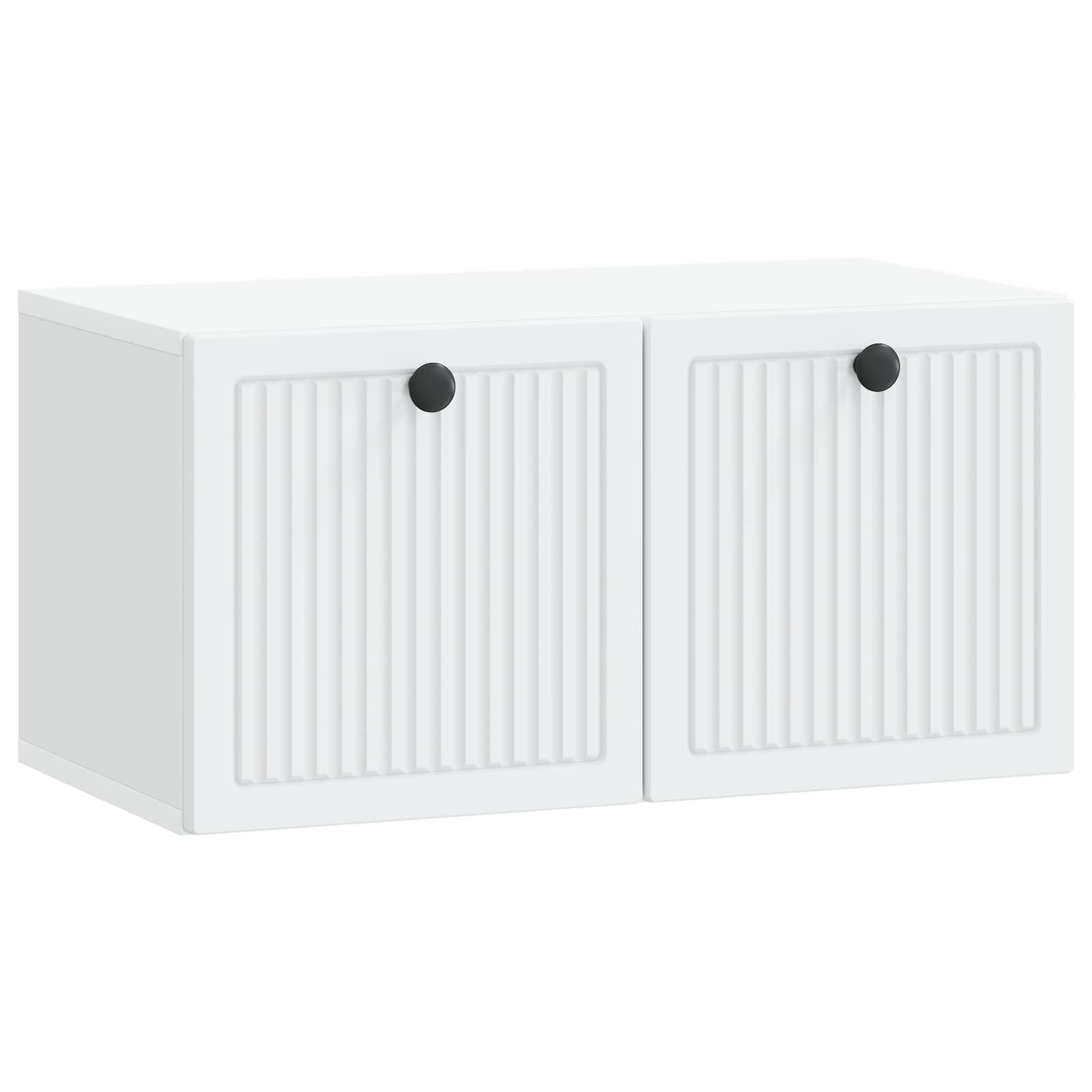 vidaXL Szafka RTV montowana na ścianie Biały 59,5 x 31 x 30 cm