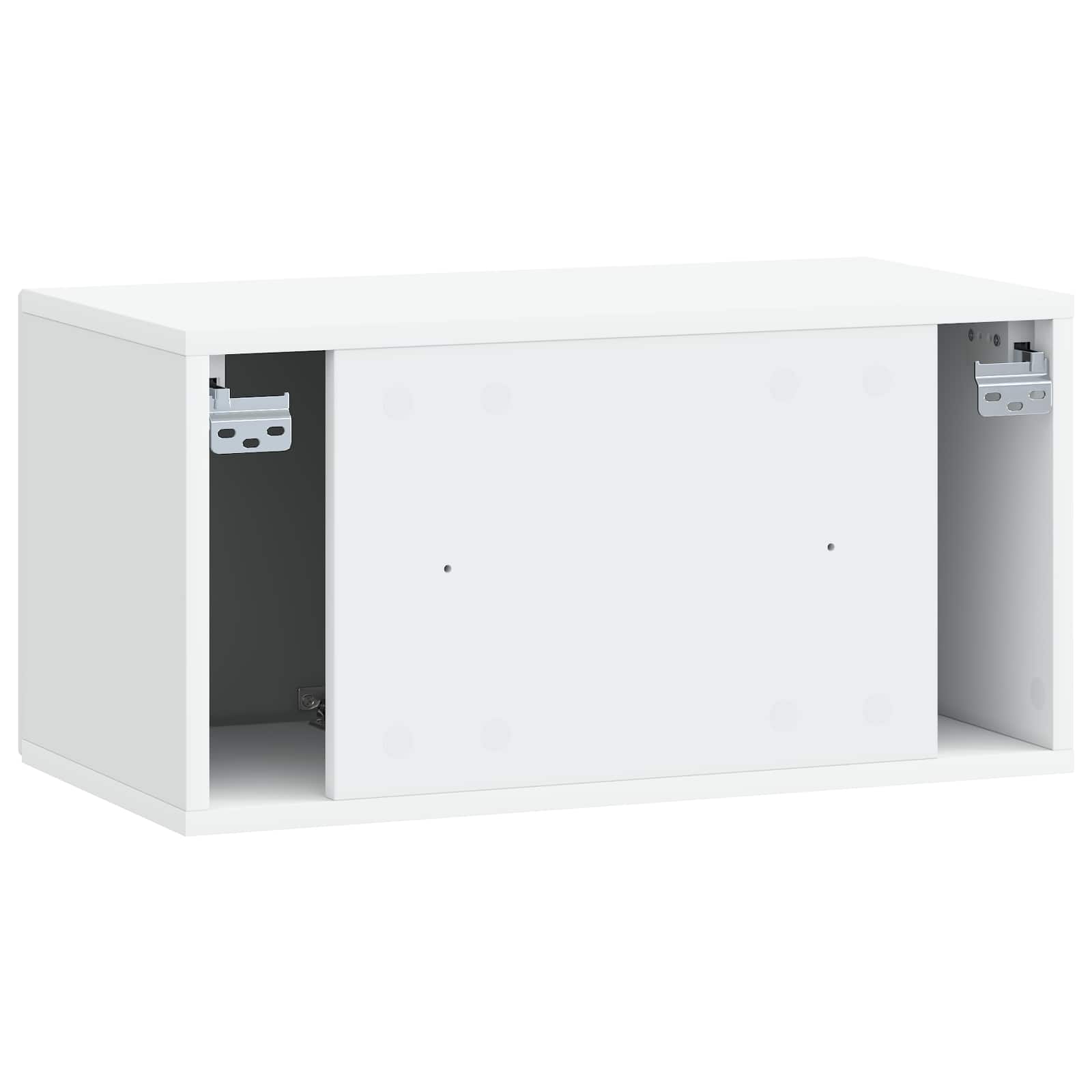 vidaXL Szafka RTV montowana na ścianie Biały 59,5 x 31 x 30 cm
