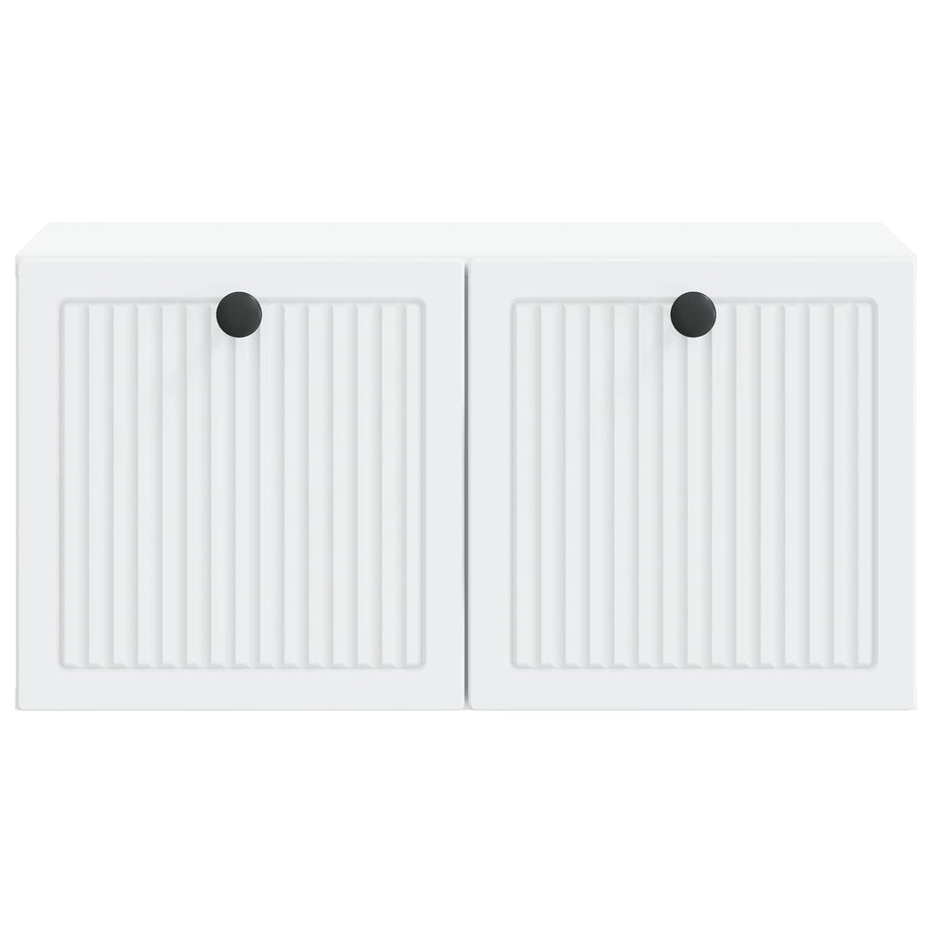 vidaXL Szafka RTV montowana na ścianie Biały 59,5 x 31 x 30 cm