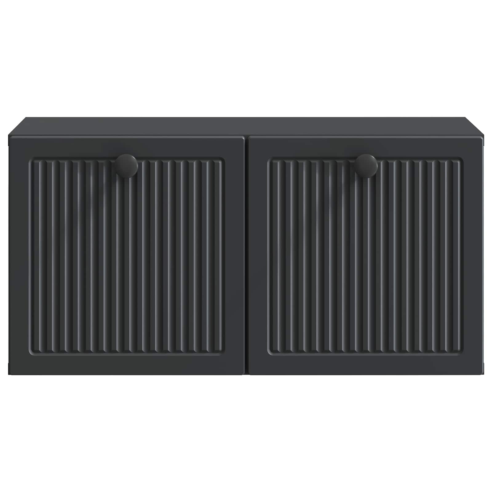 vidaXL Szafka RTV montowana na ścianie Czarny 59,5 x 31 x 30 cm