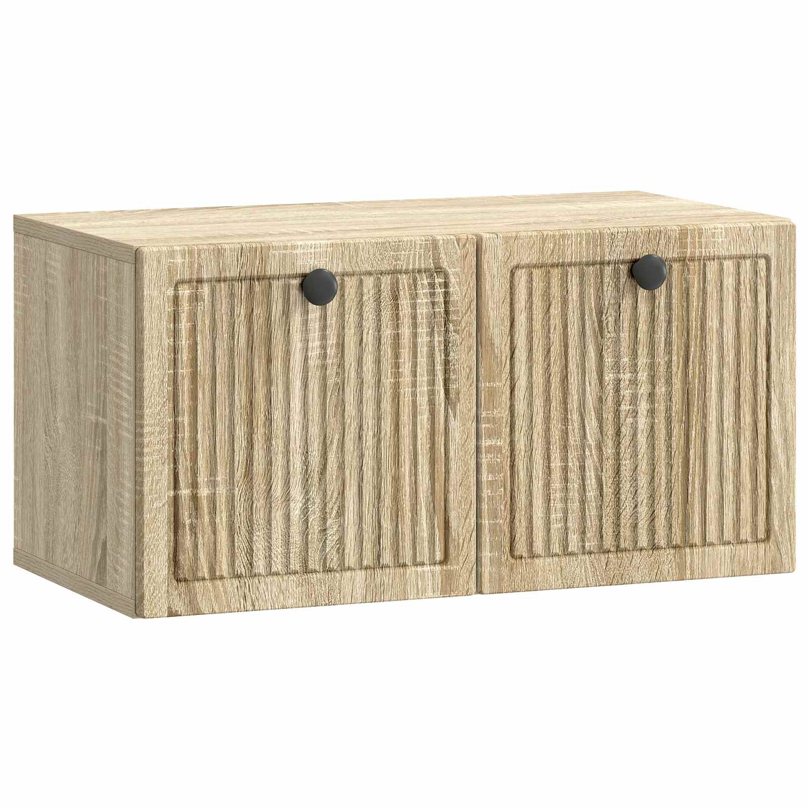 vidaXL Szafka RTV montowana na ścianie dąb Sonoma 59,5 x 31 x 30 cm