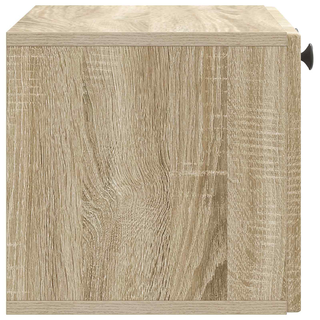 vidaXL Szafka RTV montowana na ścianie dąb Sonoma 59,5 x 31 x 30 cm