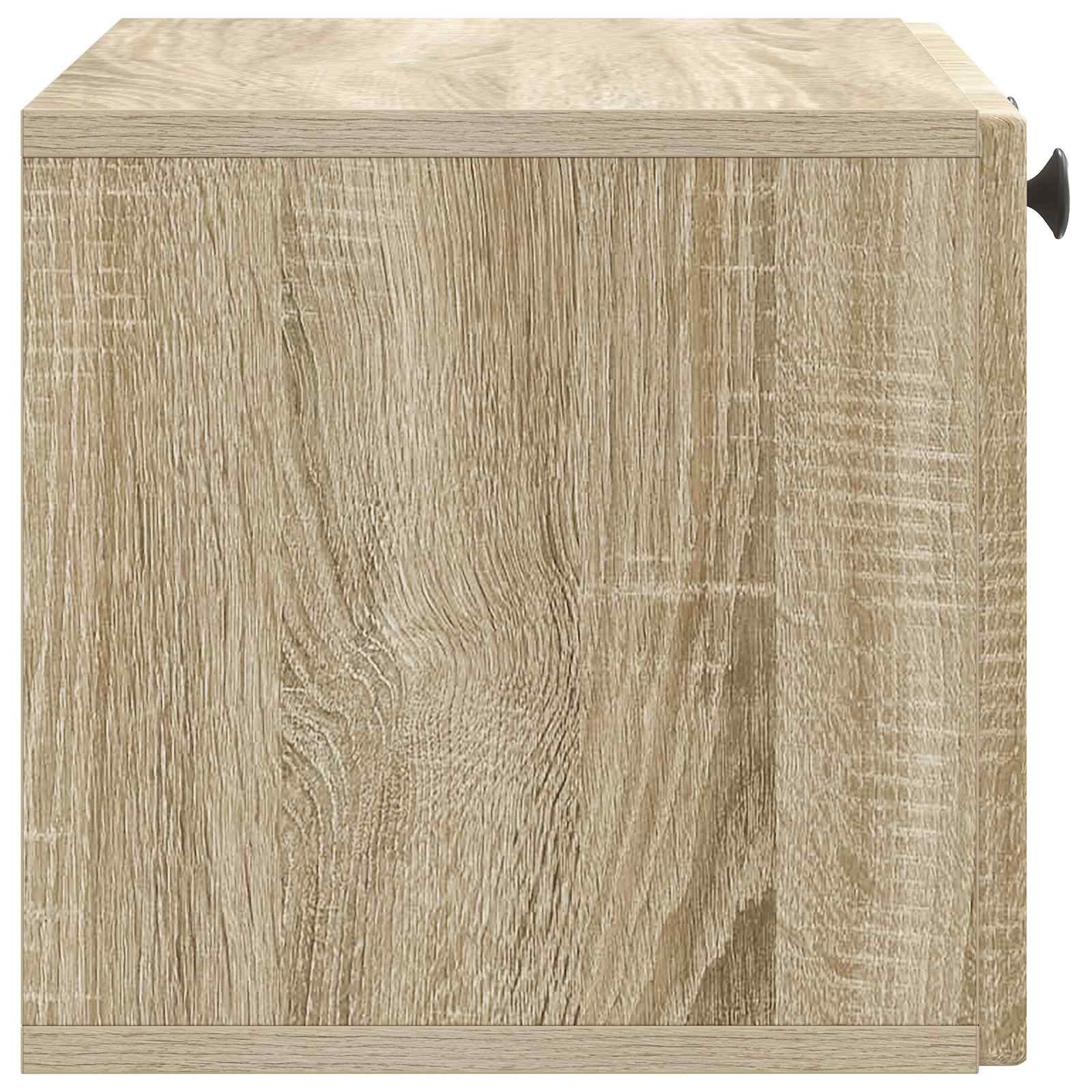 vidaXL Szafka RTV montowana na ścianie dąb Sonoma 59,5 x 31 x 30 cm