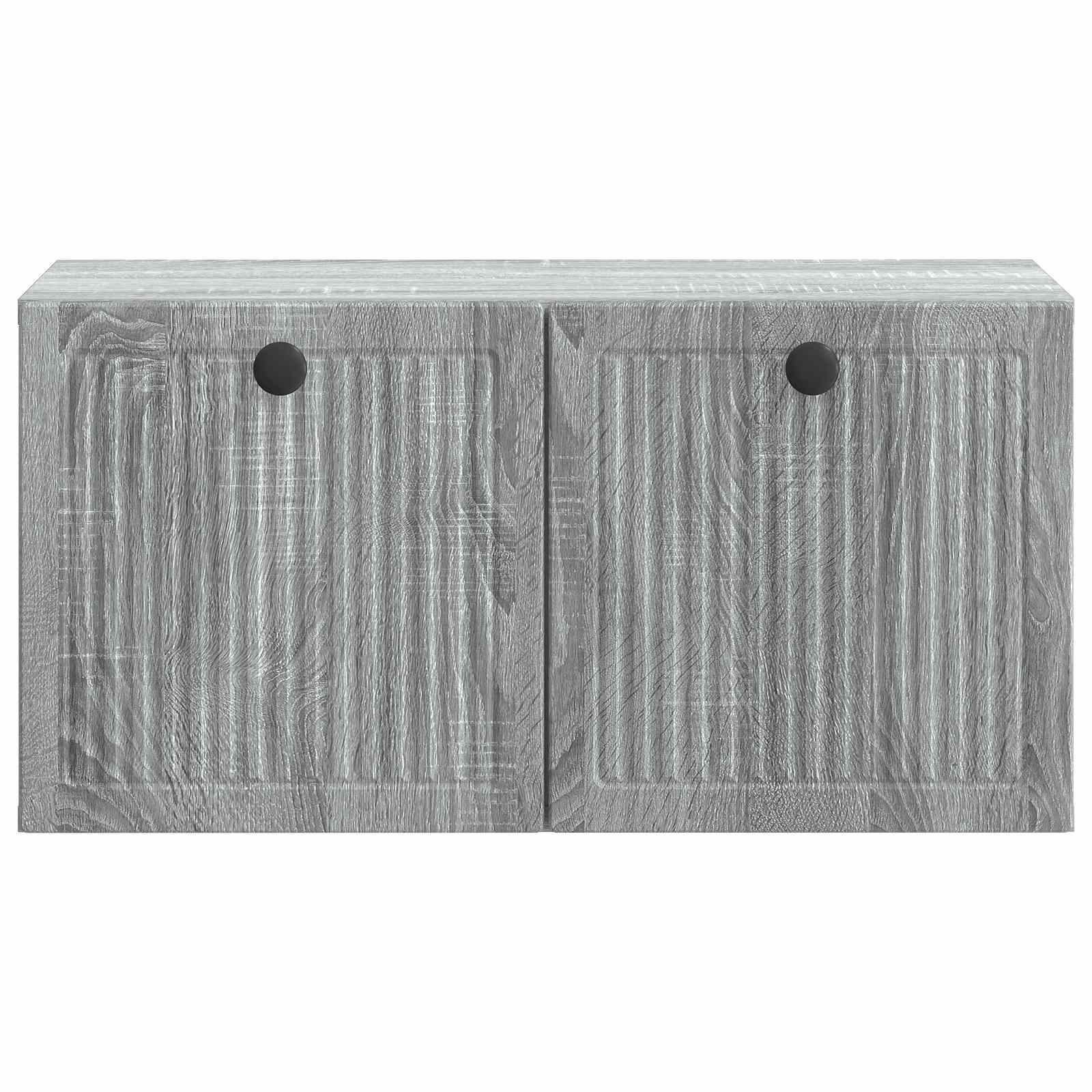 vidaXL Szafka RTV montowana na ścianie Szary Sonoma 59,5 x 31 x 30 cm