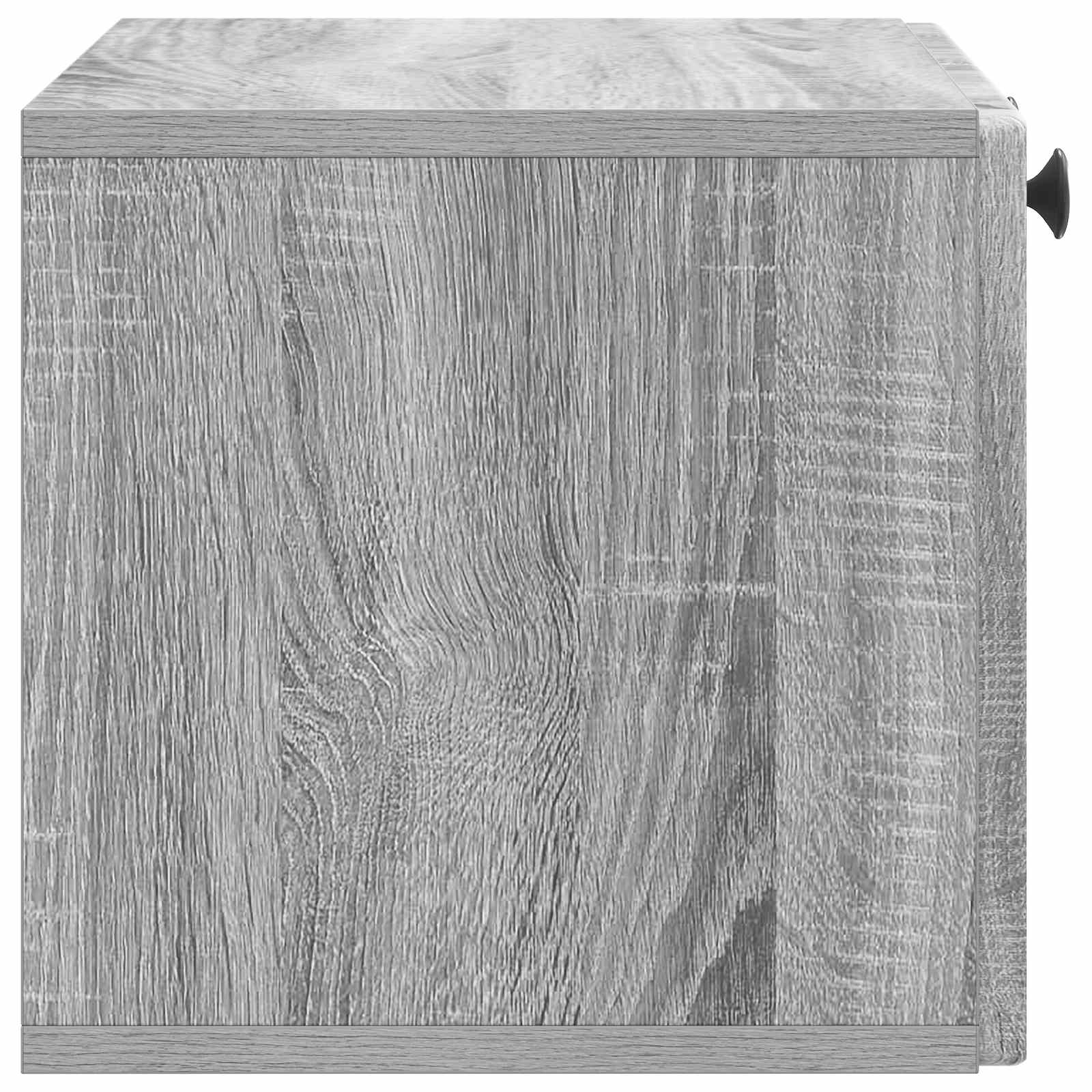 vidaXL Szafka RTV montowana na ścianie Szary Sonoma 59,5 x 31 x 30 cm