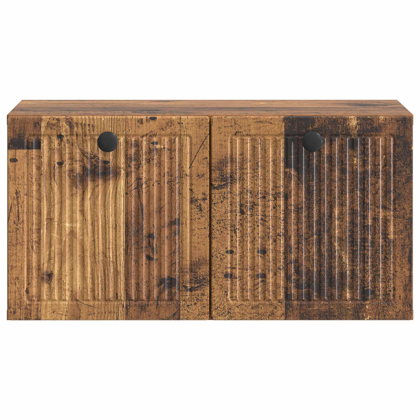 vidaXL Szafka RTV montowana na ścianie Stare drewno 59,5 x 31 x 30 cm