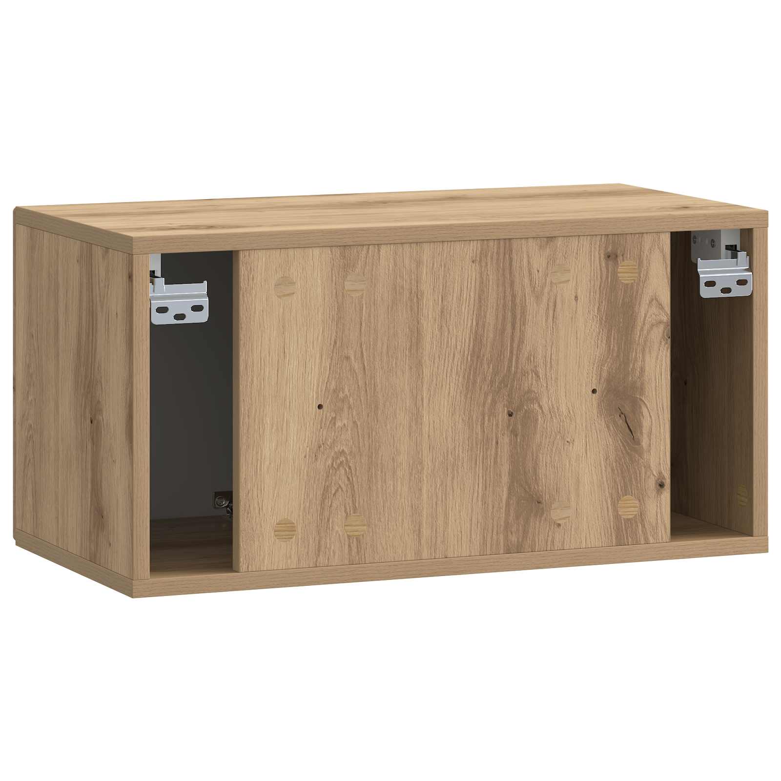 vidaXL Szafka RTV montowana na ścianie 59,5 x 31 x 30 cm Dąb artisan
