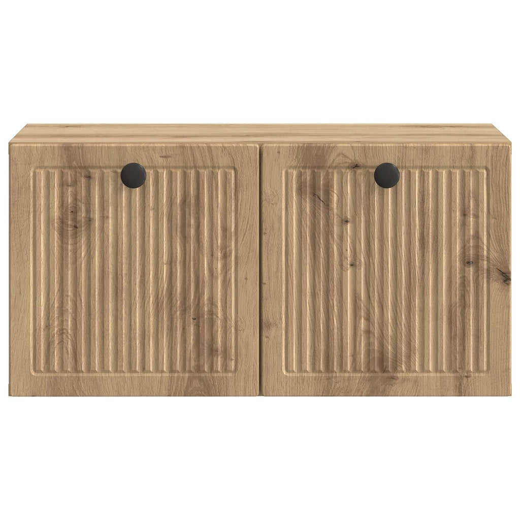 vidaXL Szafka RTV montowana na ścianie 59,5 x 31 x 30 cm Dąb artisan
