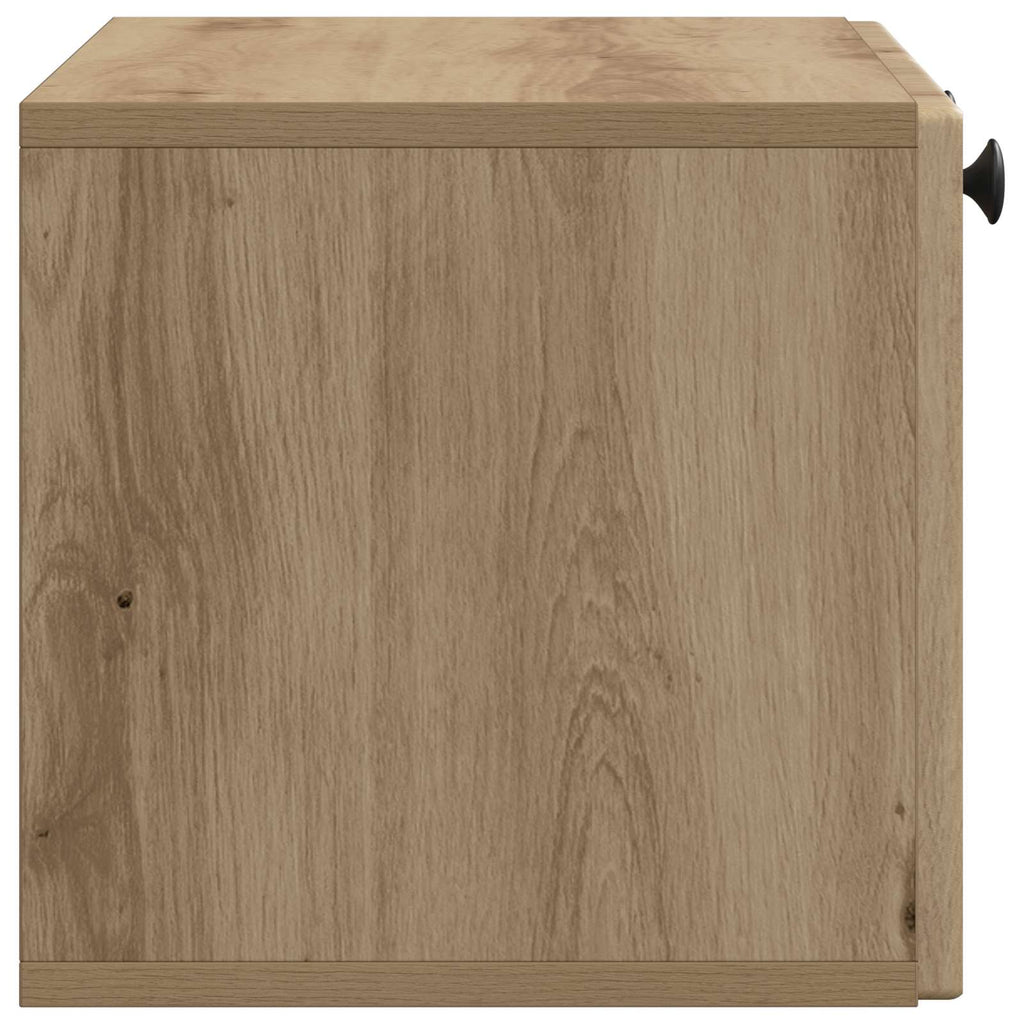 vidaXL Szafka RTV montowana na ścianie 59,5 x 31 x 30 cm Dąb artisan
