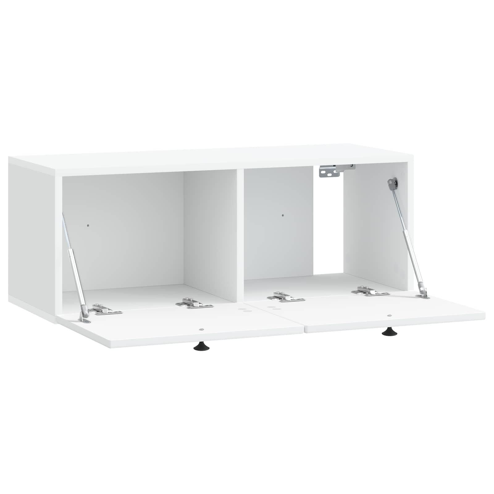 vidaXL Szafka RTV montowana na ścianie Biały 78,5 x 31 x 30 cm