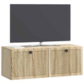 vidaXL Szafka RTV montowana na ścianie dąb Sonoma 78,5 x 31 x 30 cm