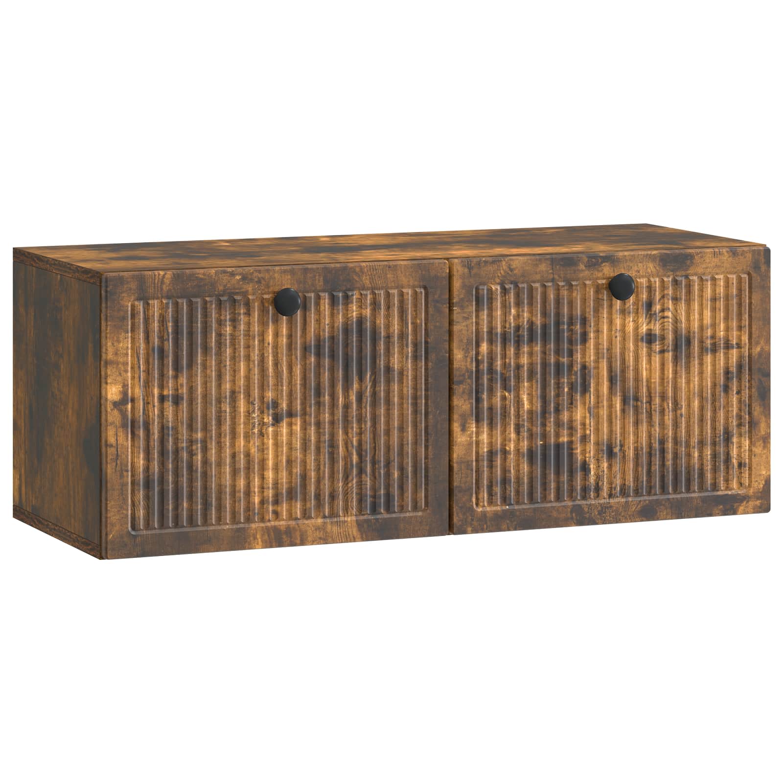 vidaXL Szafka RTV montowana na ścianie Dąb wędzony 78,5 x 31 x 30 cm
