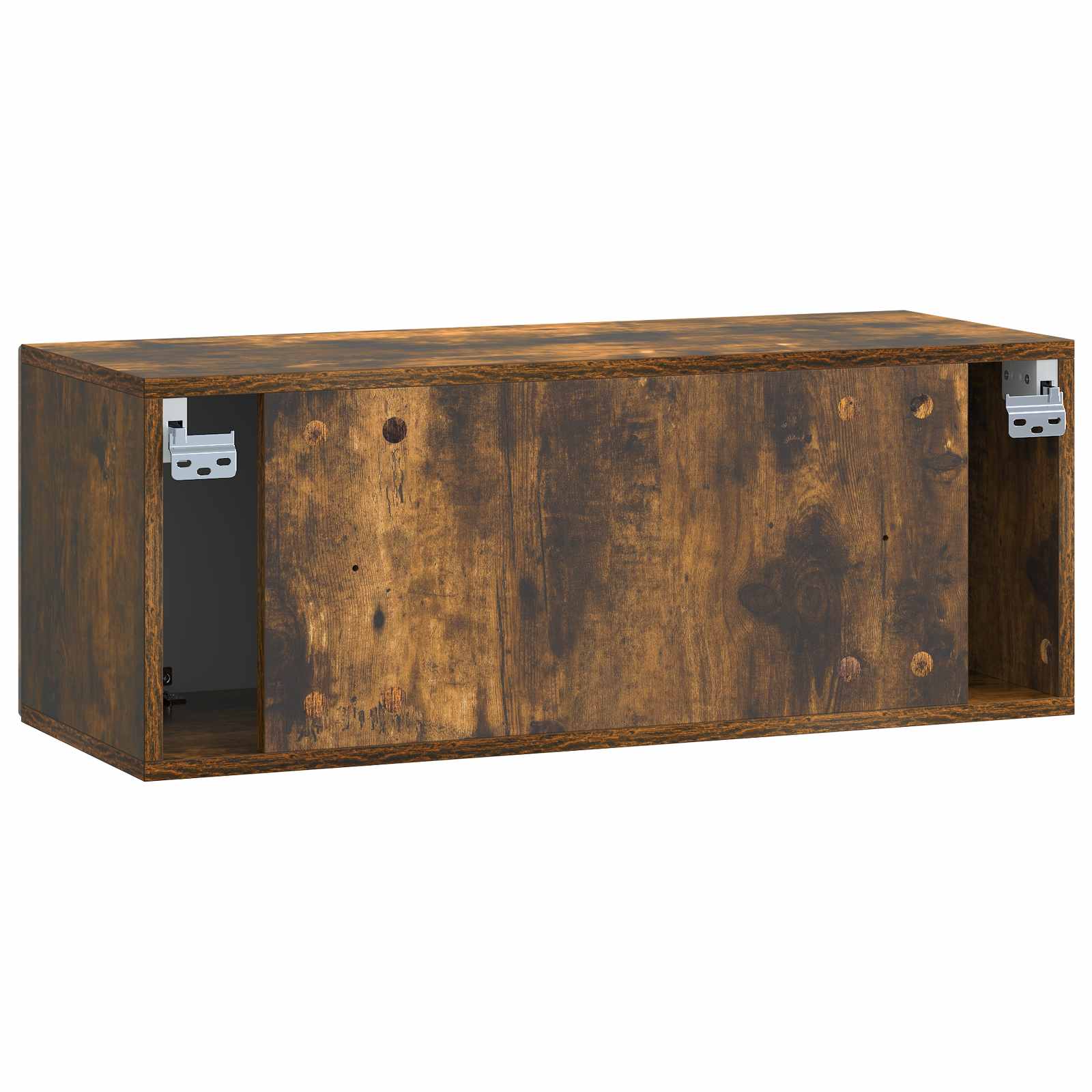 vidaXL Szafka RTV montowana na ścianie Dąb wędzony 78,5 x 31 x 30 cm