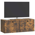 vidaXL Szafka RTV montowana na ścianie Dąb wędzony 78,5 x 31 x 30 cm