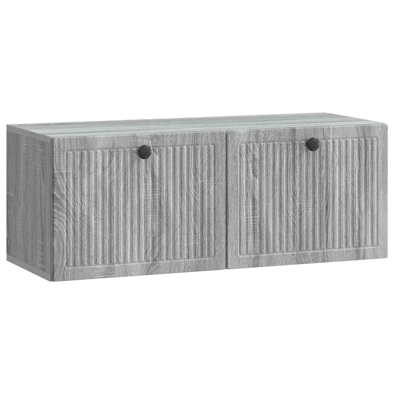 vidaXL Szafka RTV montowana na ścianie Szary Sonoma 78,5 x 31 x 30 cm